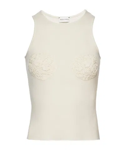 MAGDA BUTRYM CROCHET-DETAILED TOP