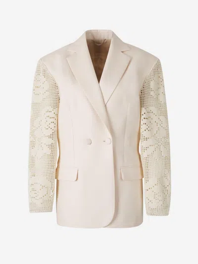 Magda Butrym Crochet Lace Blazer
