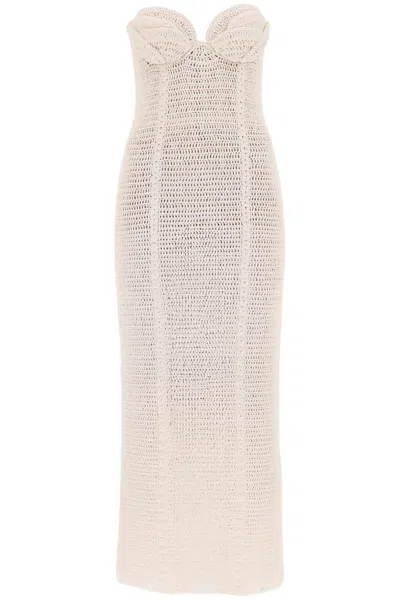 Magda Butrym Crochet Maxi Dress In Seven In Mixed Colours