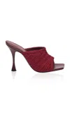 Magda Butrym Crochet Mules In Red