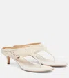 Magda Butrym Crochet Thong Sandals In White
