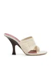 Magda Butrym Crochet Thong Sandals In White