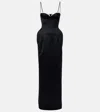 Magda Butrym Crochet-trimmed Cotton Bustier Dress