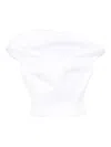 Magda Butrym Cropped Blouse In White