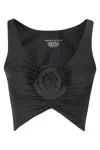 Magda Butrym Swim Bra Floral Embellishment