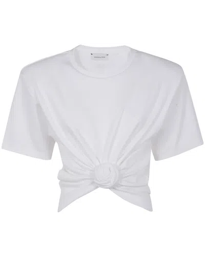 Magda Butrym Cropped T-shirt Clothing In White