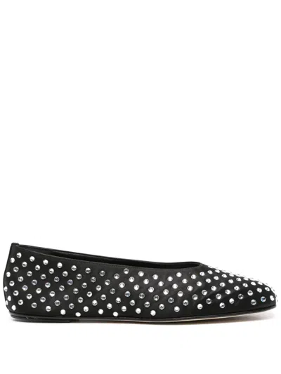 MAGDA BUTRYM CRYSTAL-EMBELLISHED BALLERINA SHOES