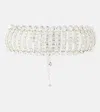 Magda Butrym Crystal-embellished Choker In Metallic