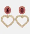 Magda Butrym Crystal-embellished Clip-on Earrings
