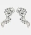 Magda Butrym Crystal-embellished Drop Earrings In Silver