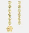 Magda Butrym Crystal-embellished Drop Earrings In Yellow
