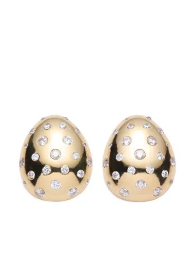 Magda Butrym Crystal-embellished Earrings In Gold