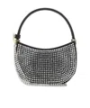 Magda Butrym Vesna Micro Embellished Satin Clutch In Gray