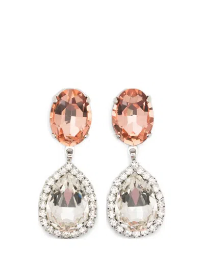 Magda Butrym Crystal-embellished Drop Earrings In Multi