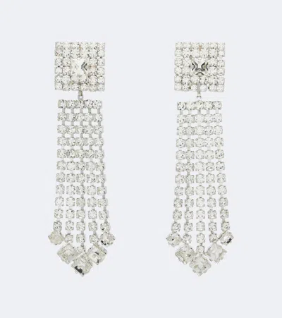 Magda Butrym Crystal-embellished Drop Earrings In Metallic