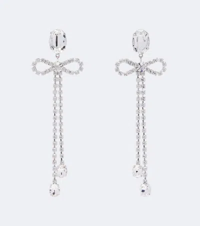 Magda Butrym Crystal-embellished Drop Earrings In Metallic