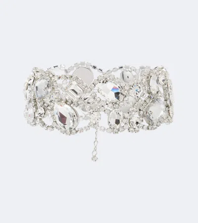 Magda Butrym Crystal-embellished Necklace In Silver