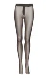 Magda Butrym Cupro Jersey Trouser Tights In Brown