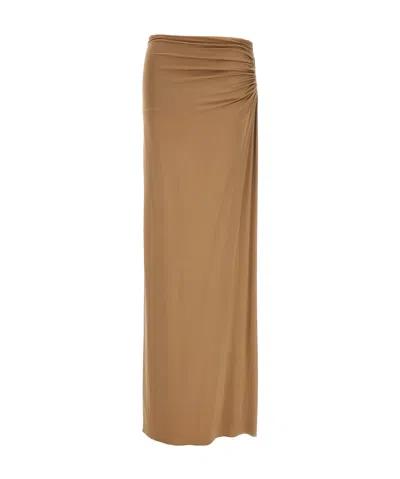 MAGDA BUTRYM MAGDA BUTRYM CUT-OUT-DETAILED RUCHED MAXI SKIRT