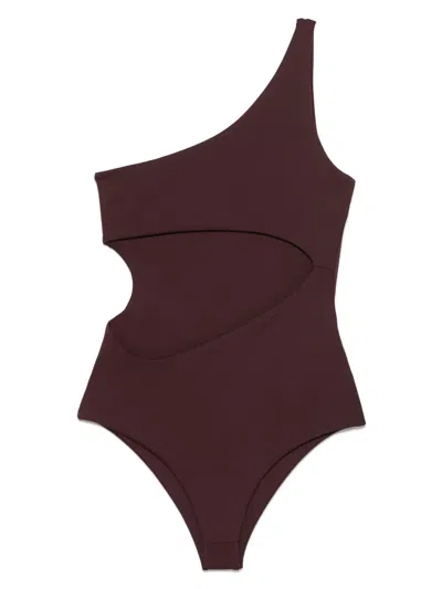 MAGDA BUTRYM CUT-OUT ONE-SHOULDER SWIMSUIT