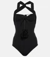 Magda Butrym Cutout Bodysuit In Black