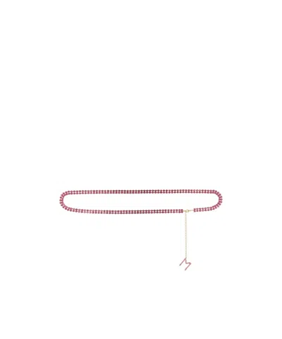Magda Butrym Delicate Thin Belt In Pink