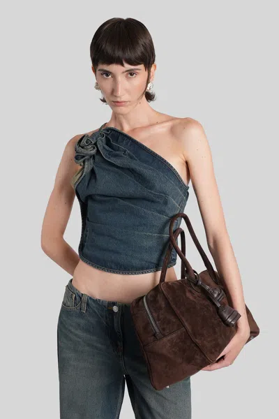 MAGDA BUTRYM DENIM 02 TOPWEAR IN BLUE DENIM