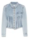 Magda Butrym Denim Jacket In Blue