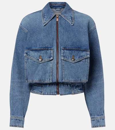 Magda Butrym Denim Jacket In Blue