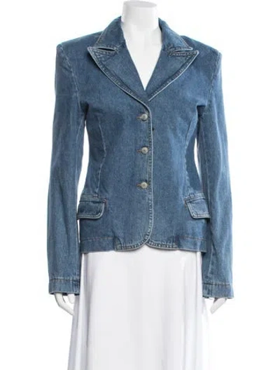 Pre-owned Magda Butrym Denim Jacket In Blue