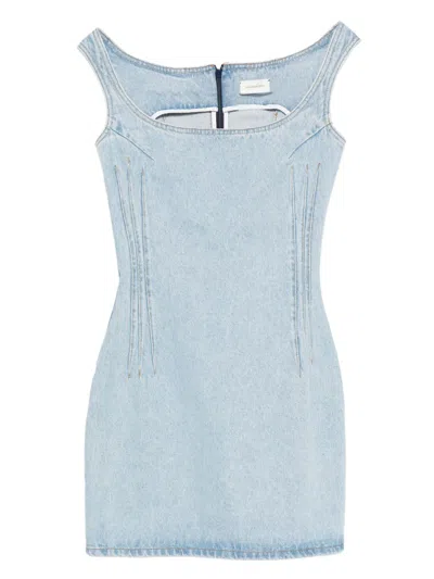 Magda Butrym Denim Mini Dress