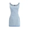 Magda Butrym Women Denim Mini Dress