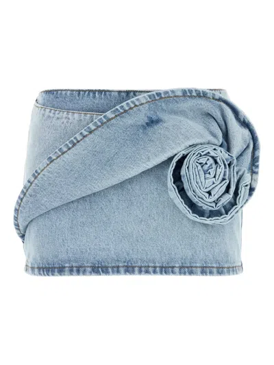 MAGDA BUTRYM DENIM MINI SKIRT