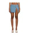 Magda Butrym Denim Miniskirt In Brown