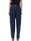 Magda Butrym Women's Denim Pant In Navy