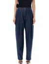 Magda Butrym Women's Denim Pant In Navy