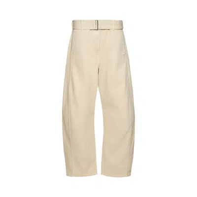 Pre-owned Magda Butrym Denim Pants 'beige' | Tan | Women's Size 36 In Brown