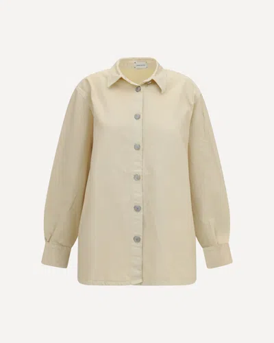 Magda Butrym Denim Shirt In Neutral