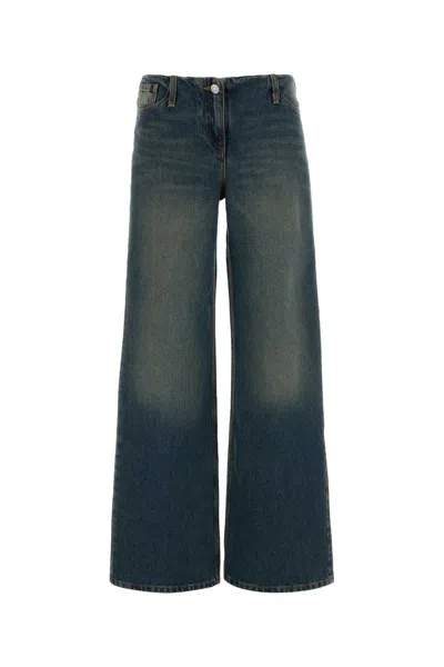 Magda Butrym Denim Wide-leg Jeans In Blue
