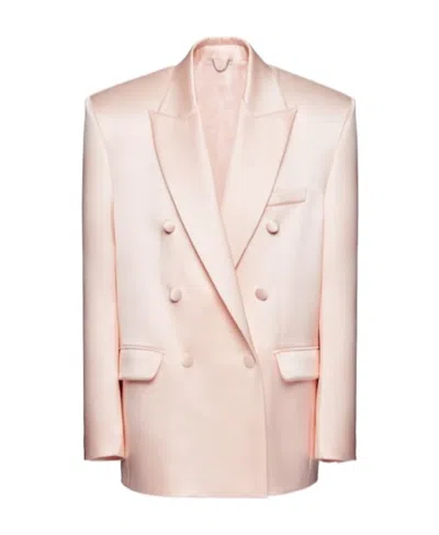 Magda Butrym Double-breasted Blazer In Pink