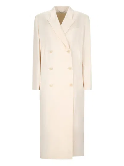 Magda Butrym Double-breasted Coat In White