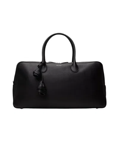Magda Butrym Double Handle Tote Bag In Black