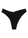 Magda Butrym Draped Bikini Bottom In Black