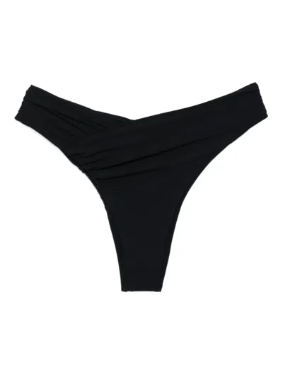 Magda Butrym Draped Bikini Bottom In Black