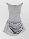 Magda Butrym Off-the-shoulder Mini Dress With Ruffled Straps