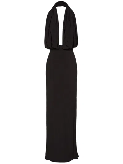 MAGDA BUTRYM DRAPED-DETAIL MAXI DRESS