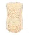 Magda Butrym Draped Stretch-jersey Mini Dress