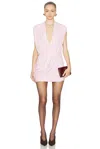 Magda Butrym Ruched-detail Mini Dress In Pink