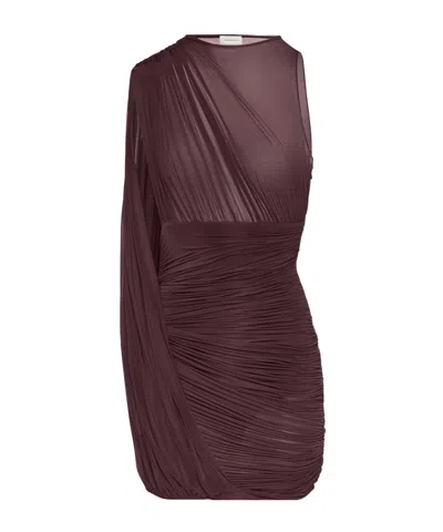 MAGDA BUTRYM DRAPED ONE-SHOULDER DRESS