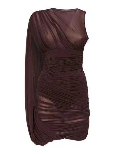 MAGDA BUTRYM DRAPED SHORT DRESS